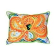 thumbnail image 1 of Orange Octopus Large Indoor/Outdoor Pillow 16x20, 1 of 4