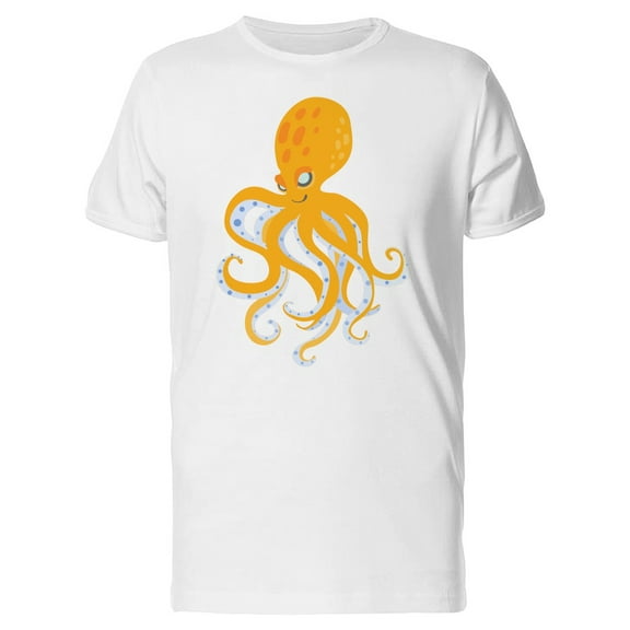 Orange Octopus Tee Men's -Image by Shutterstock