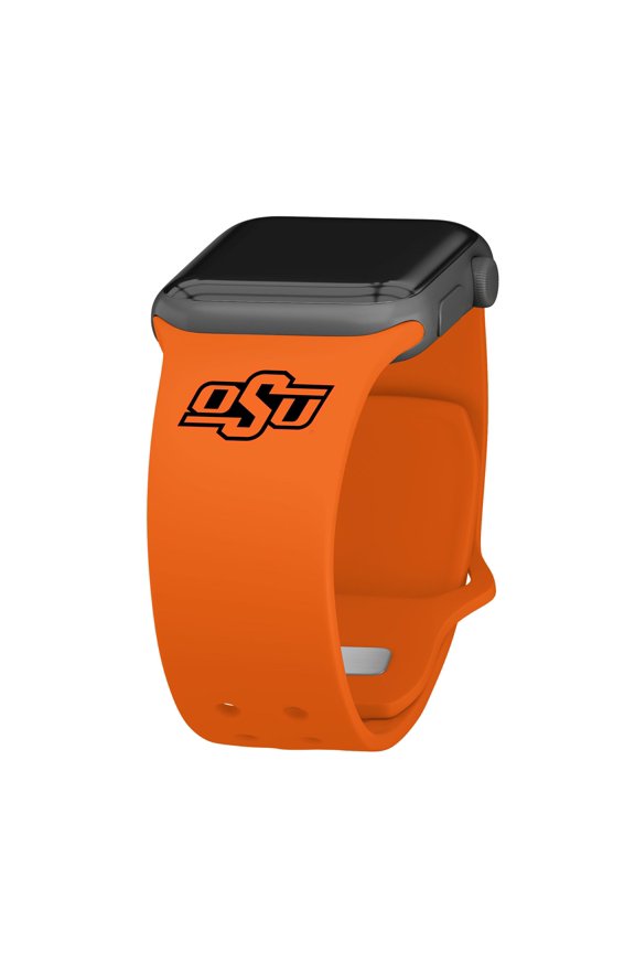 Orange Oklahoma State Cowboys Logo Silicone Apple Watch Band