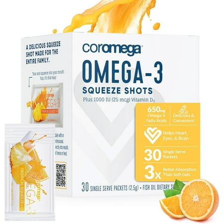 Orange Omega3 Squeeze 30ct