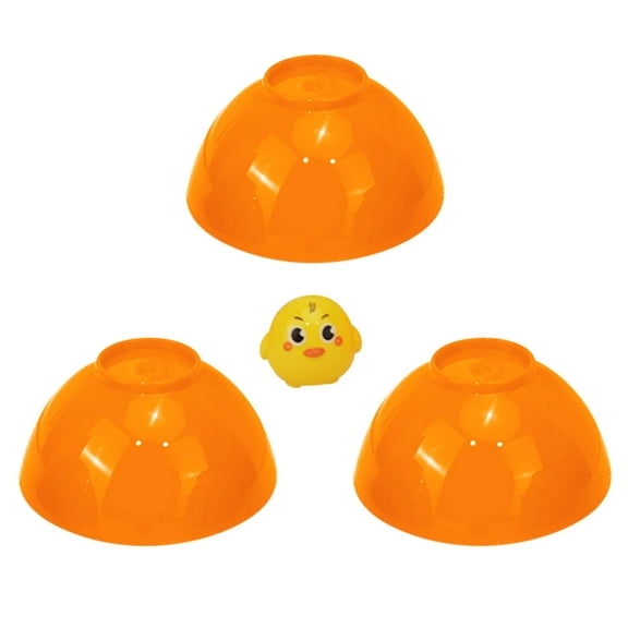 Orange Orange Bowl Guessing Game For Children Hide And Seek Toy For Memory And Observation Training