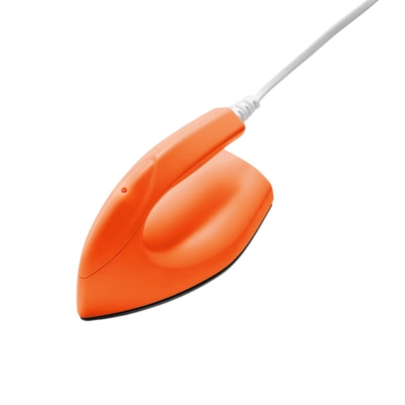 Orange Orange Mini Handheld Iron With Compact Size For Travel Home And Office Garment Care