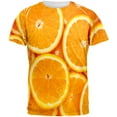 thumbnail image 1 of Orange Oranges Citrus All Over Adult T-Shirt - Large, 1 of 2