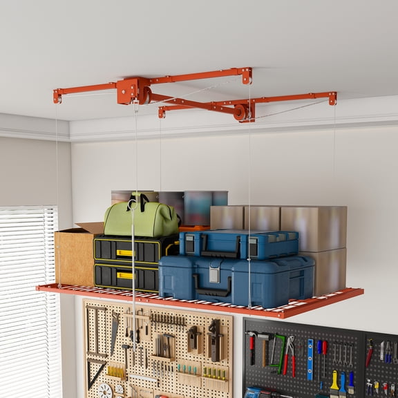 Orange Overhead, Orange Overhead Garage Storage, Versatile Storage, Valuable Storage, With Storage, for Garage