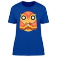 thumbnail image 1 of Orange Owl In Flat Style T-Shirt Women -Image by Shutterstock, Female Large, 1 of 2