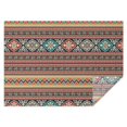 thumbnail image 1 of Orange Paisley Pattern Rectangle Tablecloth 60"x84",Waterproof Polyester Rectangle Table Cloth, Wipeable Spillproof Polyester Tablecloth for Dining, Camping, Indoor and Outdoor, 1 of 5
