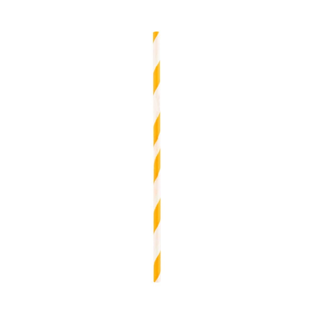 Yellow Paper Cake Pop and Lollipop Stick - Biodegradable - 6 x 5/32 - 100  count box