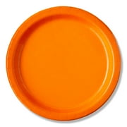 Disposable Paper Plates, 9", Tangerine, 20 Count, by Way To Celebrate