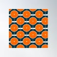 thumbnail image 1 of Orange Pattern Poster Wall Art, Modern Wall Decor For Living Room Bedroom, 30x30 UNFRAMED, 1 of 3