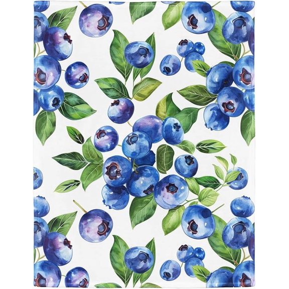 Orange Pattern Throw Blanket, Decorative Fleece Blanket with Fresh Fruit Design, Super Soft and Lightweight, Gifts for Women Girls Kids, 50" x 60"