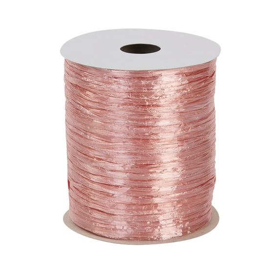 Orange Pearlized Raffia - 1/2"W x 100 Yds. Per Roll - Pack of 2