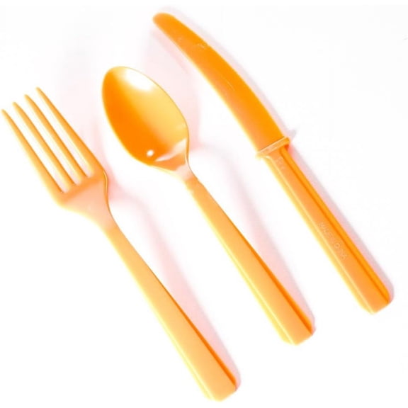 Orange Peel Heavy Weight Assorted Cutlery 24pc