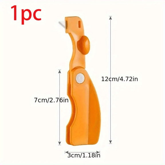 Orange Peeler, Plastic Creative Cutter with Folding Handle, Easy Lemon Grapefruit Peeler Tool, Fruit Vegetable Tools, Ideal for Outdoor Picnics Kitchenware, 1 pc