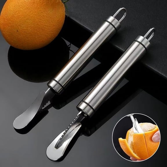 Orange Peeler Stainless Steel Lemon Manual Peeler Practical Fruit Grapefruit Opener Cutter Kitchen Gadgets Kitchen Accessories