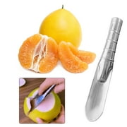Orange Peeler Tool, Citrus Peeling Opener, Grapefruit Peeler Cutter, Fruit Skin Remover Tool, Easy Peel Orange Opener, Kitchen Fruit Prep Gadget, Dishwasher Safe Citrus Peeling Tool