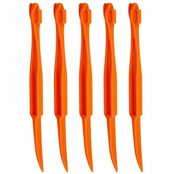 Orange Peeler tools,Plastic Orange Peeler,Citrus Remover Easy Open,Citrus Peeler,Lemon Peeler,Citrus Peel Cutter,Vegetable Slicer,Fruit Tools,Kitchen Gadgets (Orange 5 Pack)
