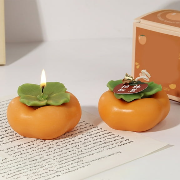 Orange and Persimmon Scented Candle, Soy Candle, Home Aromatherapy, Holiday Candle Gifts, Candle Gifts For Women, Funing And Unique, Birthday Gifts For Sisters