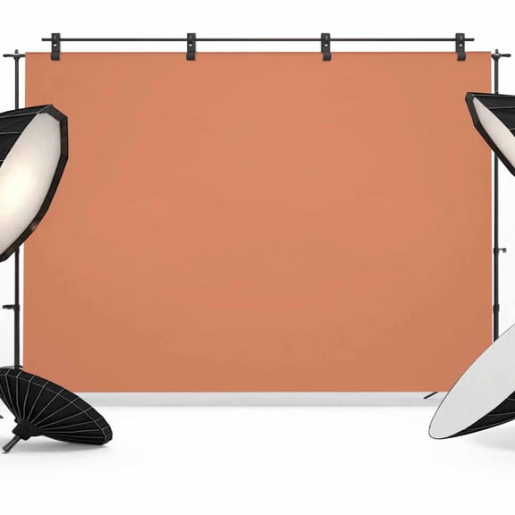 Orange Photography Backdrop 8x6FT, Modern Solid Color Photo Backdrops, Background for Photography Studio Photo Studio Background, Back Drop for Photoshoot