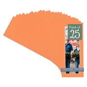 Orange Picture Frame Mat for 8x20 Frames - Fits 6x18 Photos - 25 Mats