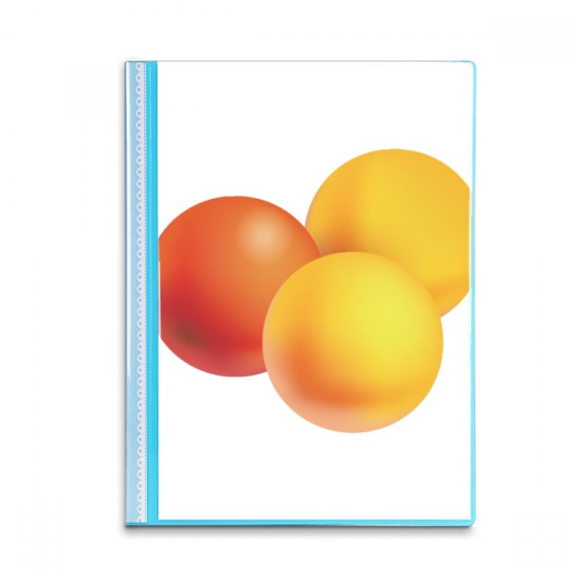 Orange Pill Health Care Products Pattern Book Sheet Protectors Portfolio Binder Folder