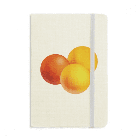 Orange Pill Health Care Products Pattern Notebook Official Fabric Hard Cover Classic Journal Diary