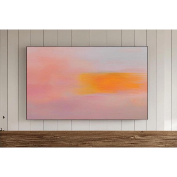 Orange Pink Abstract Wall Art Abstract Colorful Screensaver Background 4K Art