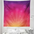 thumbnail image 1 of Orange and Pink Tapestry, Ombre Inspired Background with Colorful Design Circles and Banners, Fabric Wall Hanging Decor for Bedroom Living Room Dorm, 5 Sizes, Orange Purple Pink, by Ambesonne, 1 of 1