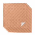 thumbnail image 1 of Orange Plaid Cloth Napkins, Modern Farmhouse Simple Abstract Stripes Washable and Reusable Dinner Napkins Set of 6, Table Napkin for Kitchen Party Birthday Wedding Hotel Housewarming 20"x20", 1 of 8