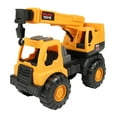 thumbnail image 1 of Orange Plastic Push & Play Engineering Vehicle Toy for Kids Ages 3+, No Battery Needed, 360° Telescopic Arm, 8.27x3.94x5.91in, Durable & Safe Design, 1 of 9