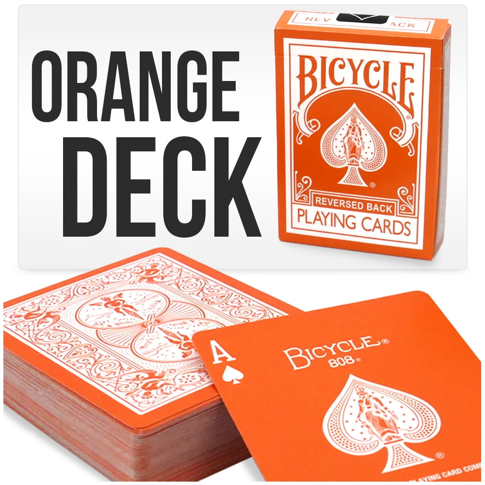 Orange and Brown 2 Deck Playing Card Set