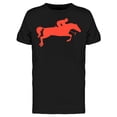 thumbnail image 1 of Orange Polo Player T-Shirt Men -Image by Shutterstock, Male Large, 1 of 2