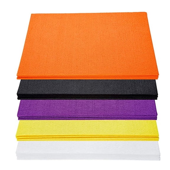 Orange Polyester Needle Punched Non-Woven Felt Cloth Decor Fabric A