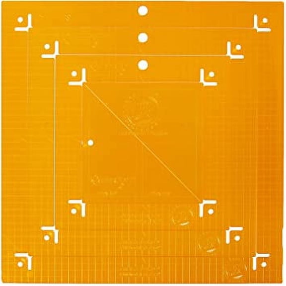 Orange Pop Ruler Square Set