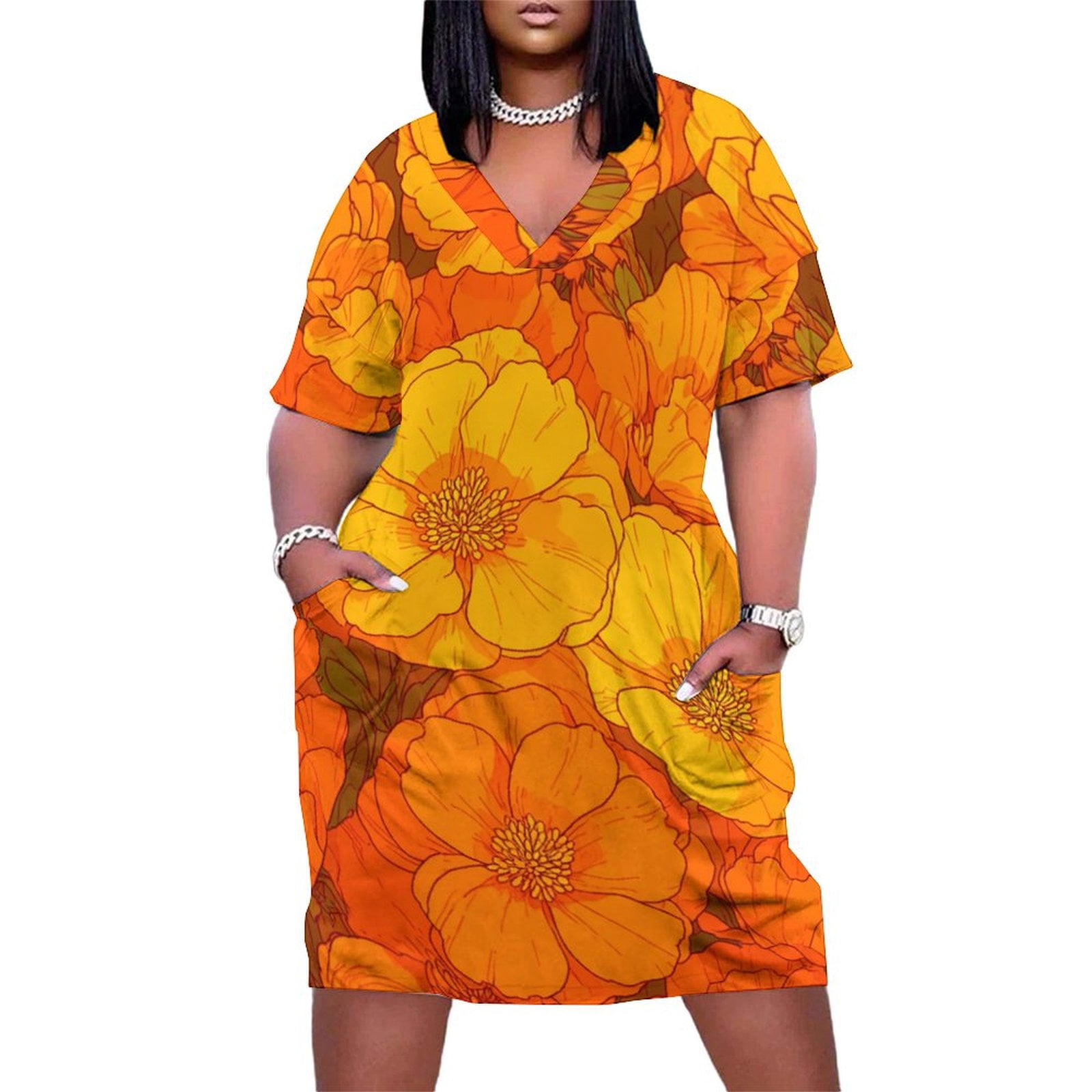 open lace back dress Cinq à Sept Poppy Sleeveless Stretch Twill Shirtdress in Ginger Orange at Nordstrom, Size 10 main image 1