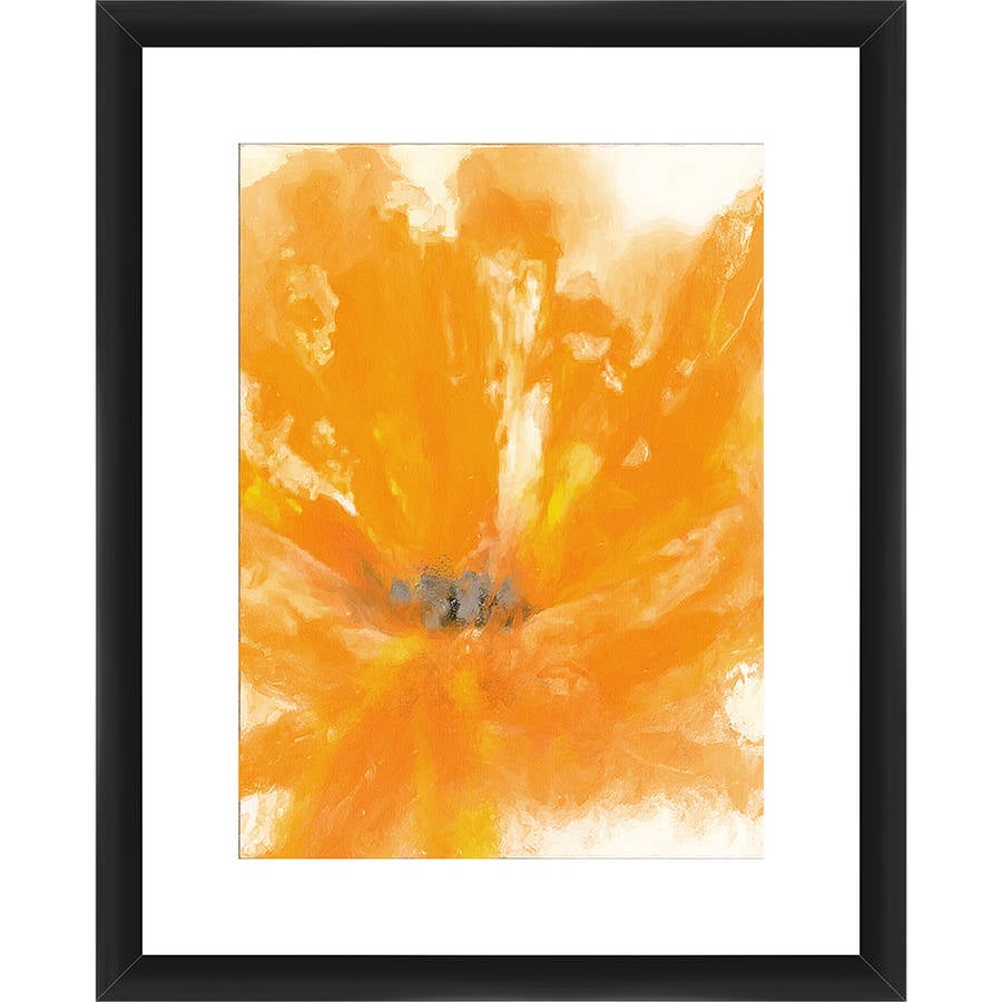 Orange Poppy Wall Art, 17" x 21"