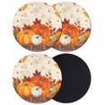 thumbnail image 1 of Orange Pumpkins Fall Coasters Set of 4, Absorbent Coasters for Drinks, Thanksgiving Maple Leaf Autumn Retro Coaster for Desk Coffee Table Protection, Home Decor House Warming Gifts 4", 1 of 8