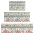 thumbnail image 1 of Orange and Purple Diamond Shaped Geometric Boho Pattern Kitchen Rugs Sets Of 3,Kitchen Runner Rugs Non Skid Washable,Decorative Kitchen Floor Mats for Kitchen,Sink,Laundry,17"x30"+ 17"x47" + 17"x59", 1 of 6