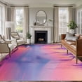 thumbnail image 1 of Orange Purple Flowers Area Rug 8x10 Washable Rug Non Slip Spring Oil Painting Nature Landscape Large Area Rug Soft Stainresistant Indoor Floor Carpet for Living Room Bedroom Home Office Dining Room, 1 of 8