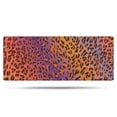 thumbnail image 1 of Orange and Purple Of Leopard Print Bathroom Rugs Mat,Non Slip Microfiber Bathroom Rug,Rubber Backing,Soft Bathroom Mats for Bathroom Floor,Tub and Shower,60x24in(150x60cm), 1 of 5