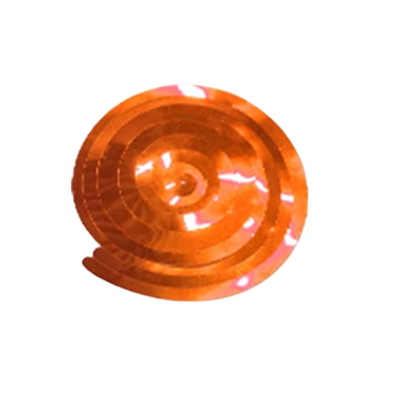 Orange Pvc Double Spiral Party Decorations Hanging Ornament - Pvc Material Double Spiral Design Festive Atmosphere Arrangement Wall Ceiling Hanging Decor - For Birthday Parties