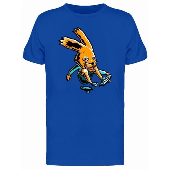 Orange Rabbit Broken Skateboard Tee Men's -Image by Shutterstock