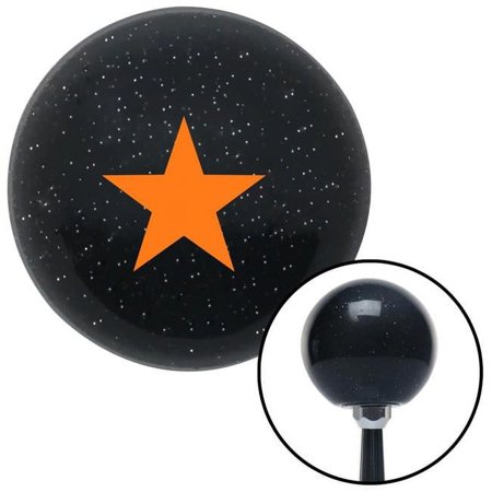 Orange Rear Admiral Lower Half Black Metal Flake Shift Knob with M16 x 1.5 Insert Brody
