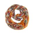 thumbnail image 1 of Orange Red Bold Chevron Print Loop Infinity Scarf, 1 of 6