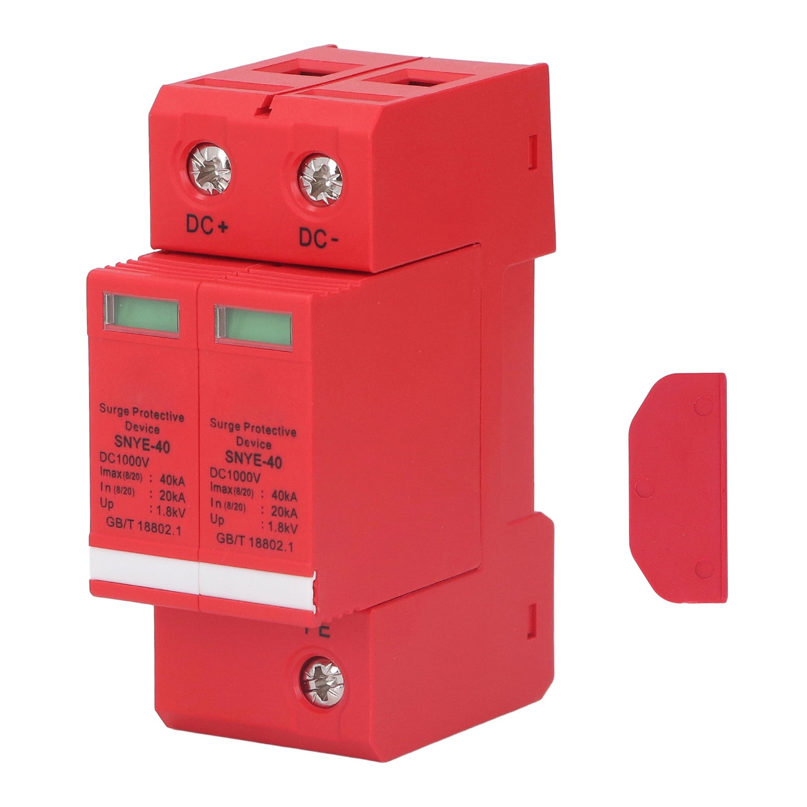 Orange Red Combiner Box Surge Protection Device Distribution Box Voltage Surge Arrester Device