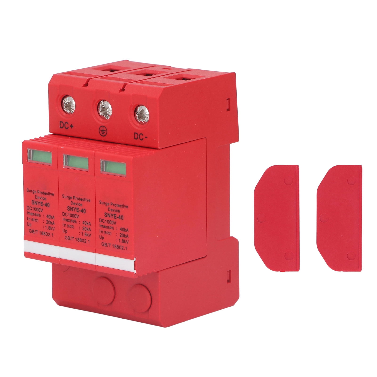 Orange Red Combiner Box Surge Protection Device Distribution Box Voltage Surge Arrester Device