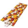 Orange Red Mushroom Kitchen Runner Rug 2x6 Washable Runners for Hallway ...