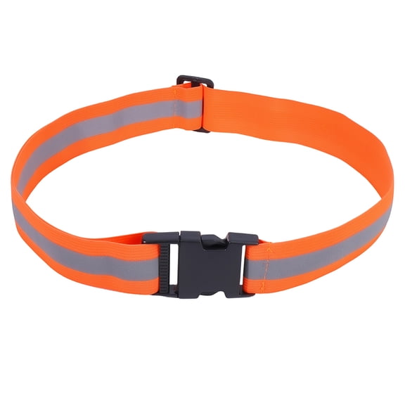 Orange Reflective Belt Reflective Running Belt Safety Gear Glow Lights Visibility Elastic Strap Band Adjustable Night Polyester