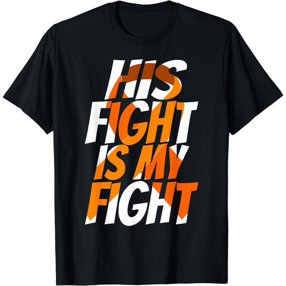 Orange Ribbon Leukemia Awareness Shirt Family Support gift