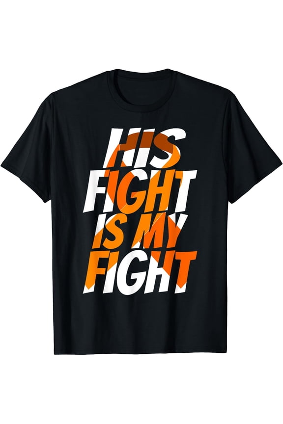 Orange Ribbon Leukemia Awareness Shirt Family Support gift