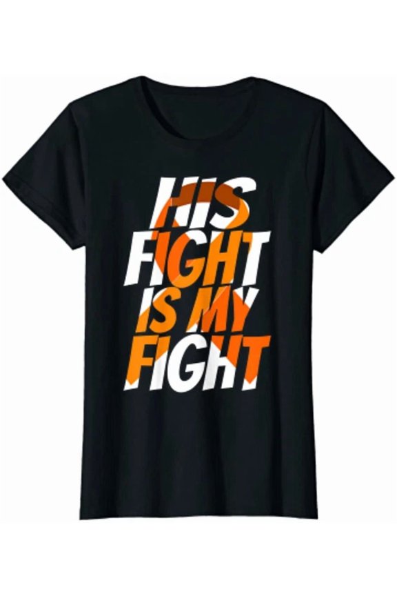 Orange Ribbon Multiple Sclerosis Awareness For Him T-Shirt